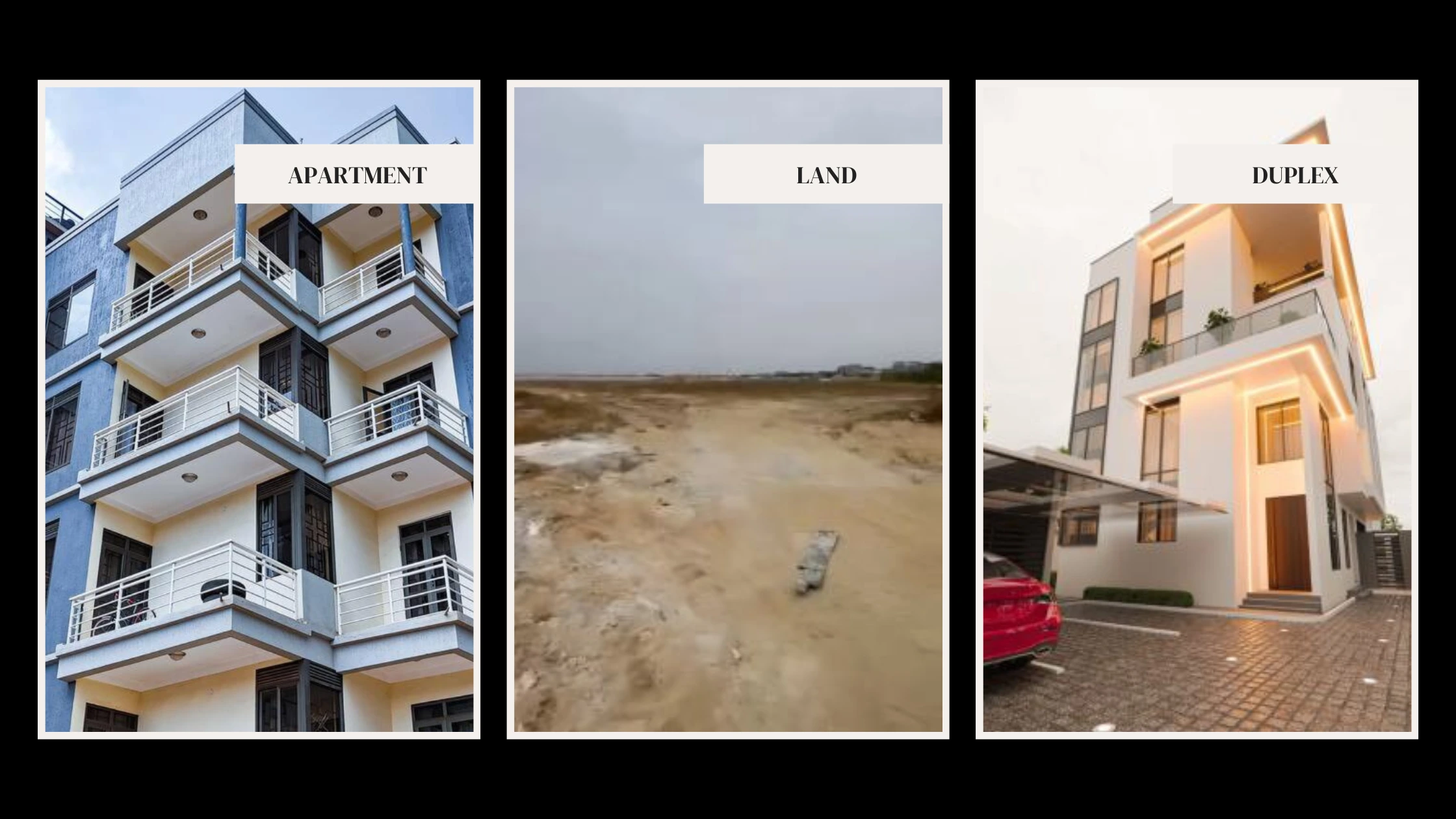 Different types of properties in Lagos
